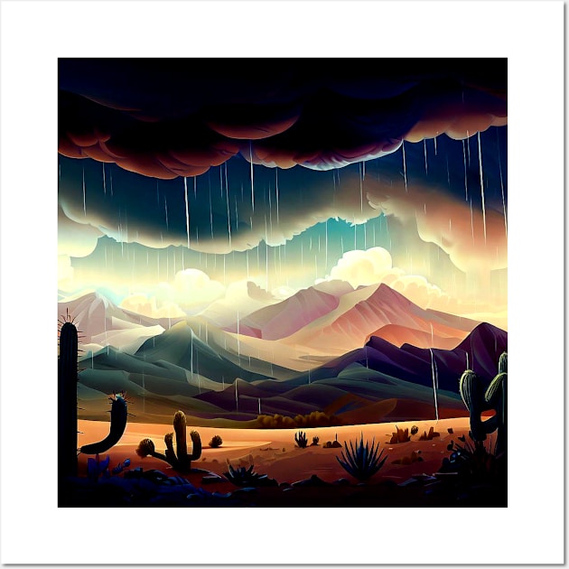 Desert Rain . Wall Art by Canadaman99